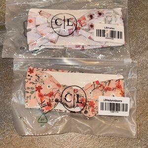 Caden Lane Fall Floral Baby Headbands Set- Wren & Autumn Blooms-NWT